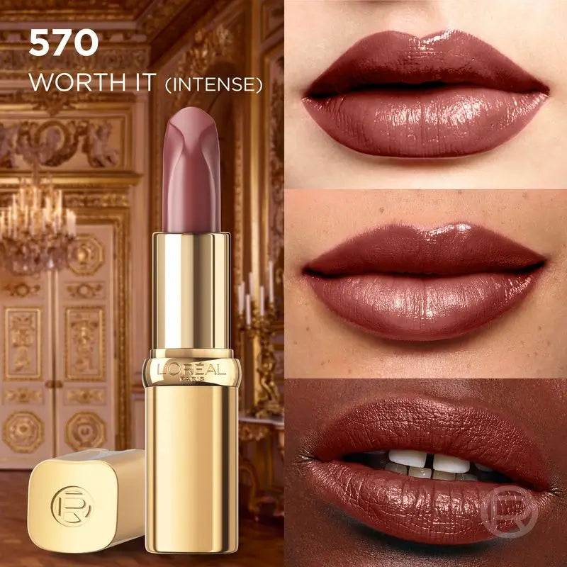 L'Oréal Paris Rouge à lèvres Color Riche Nudes Of Worth Satin Shade 570 Worth It Intense
