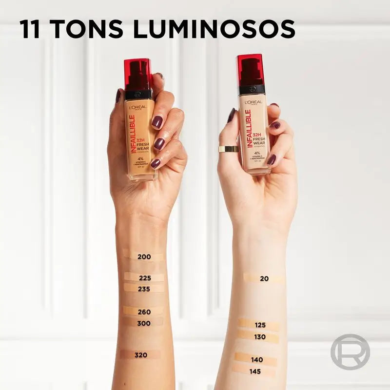 L'Oréal Paris Fond de teint Infaillible 32H Freshwear 30Ml Shade 140