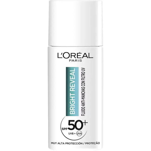 L'Oréal Paris Bright Reveal Anti-Blemish Moisturising Fluid With Uv Filter Spf50+ And Niacinamide