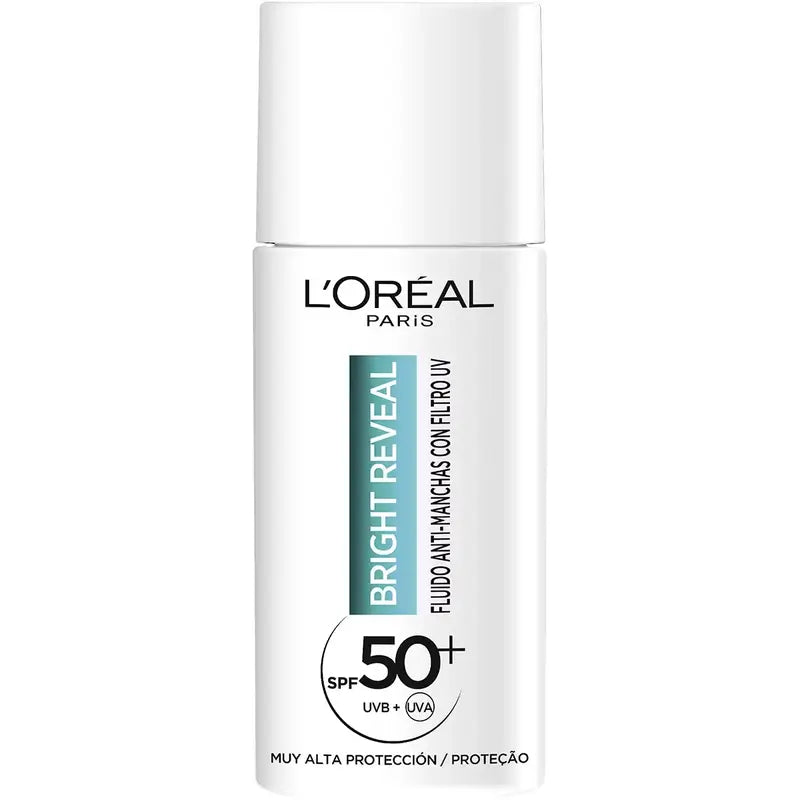 L'Oréal Paris Bright Reveal Fluide hydratant anti-imperfections avec filtre UV Spf50+ et Niacinamide