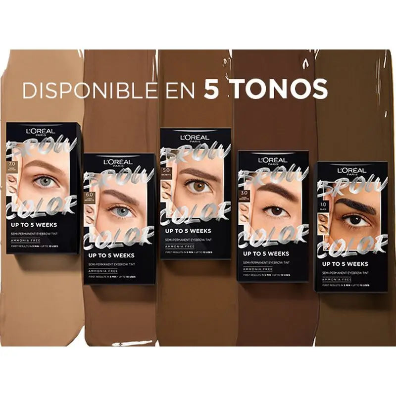 L'Oréal Paris Brow Colour Colorant à sourcils semi-permanent 1.0 noir
