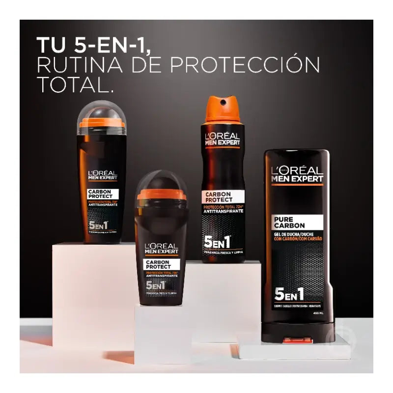 L'Oréal Paris Déodorant Spray, Protection Totale 48H, Pour Homme, 150 ml