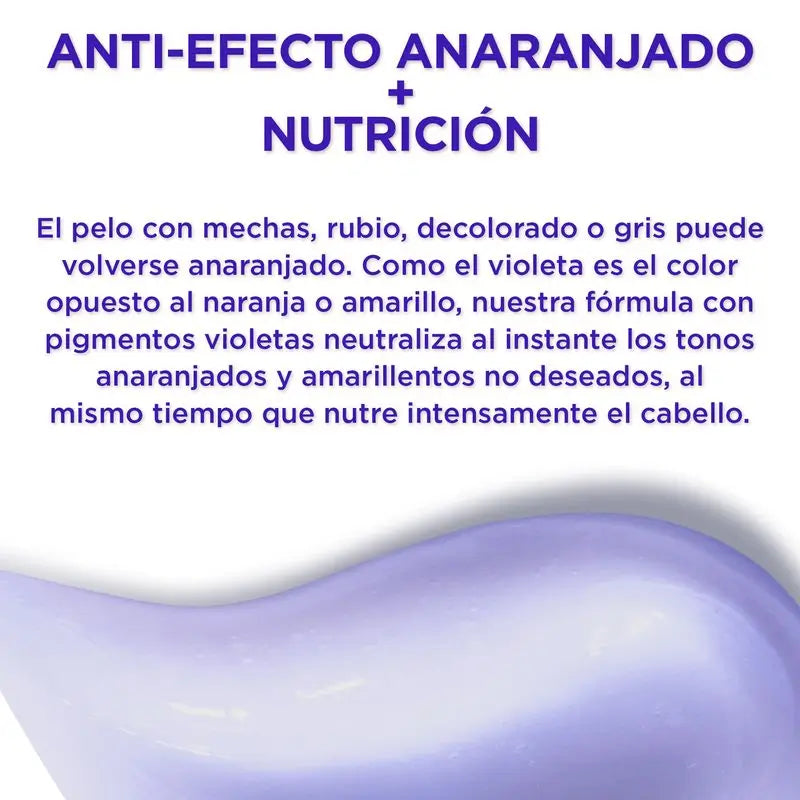 L'Oréal Paris Elvive Color Vive Violet Conditionneur matifiant pour cheveux méchés, blonds ou gris 150Ml