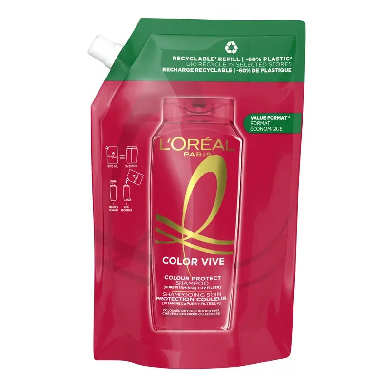 L'Oreal Paris Elvive Ecopack Colorvive 500Ml