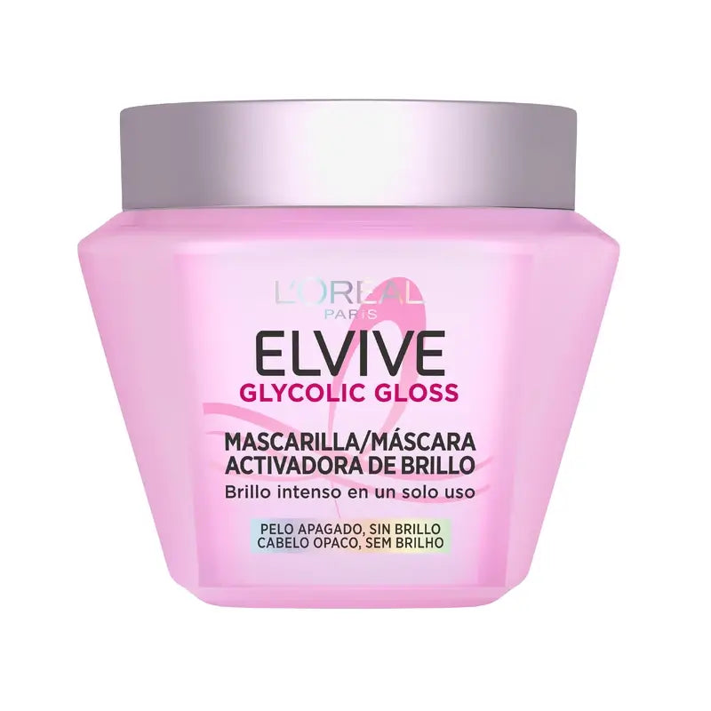 L'Oréal Paris Elvive Glycolic Gloss Shine Activating Mask, 310 ml