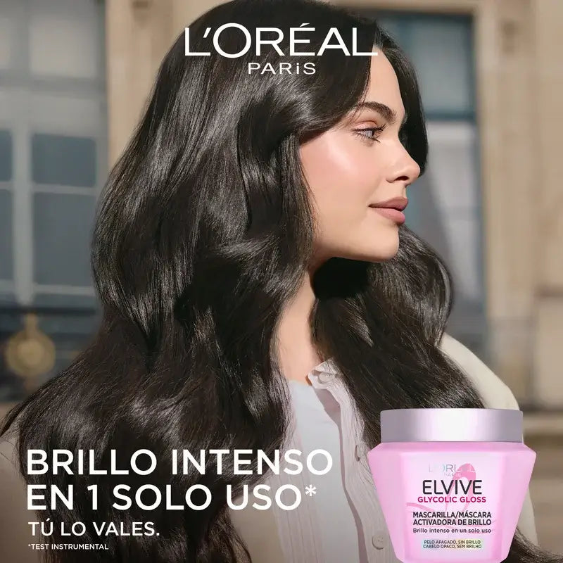L'Oréal Paris Elvive Glycolic Gloss Shine Activating Mask, 310 ml