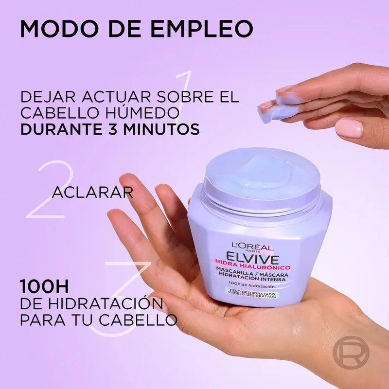 L'Oréal Paris Elvive Hyaluron Moisture Lock Mask, 310 ml