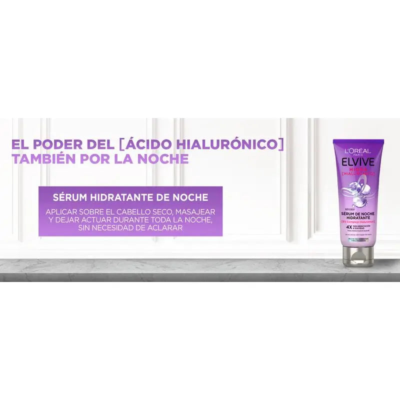 L'Oréal Paris Elvive Hydra Hyaluronic Sérum de Nuit Hydratant