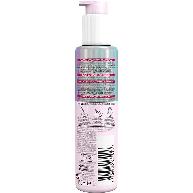 L'Oréal Paris Elvive Glycolic Gloss Serum avec acide glycolique Cheveux doux et brillants
