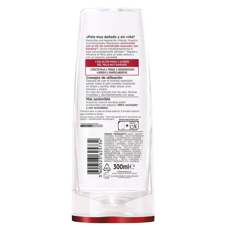 L'Oréal Paris Elvive Total Repair 5 Après-shampoing réparateur pour cheveux abîmés 300 ml