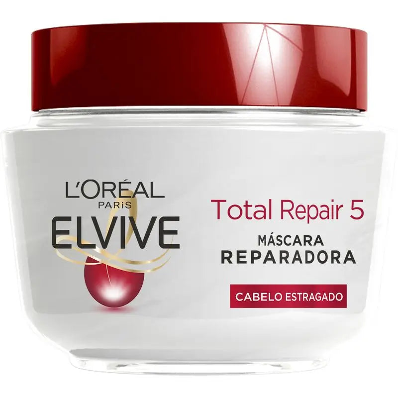 L'Oréal Paris Elvive Total Repair 5 Masque Réparateur pour Cheveux Abîmés 310 Ml