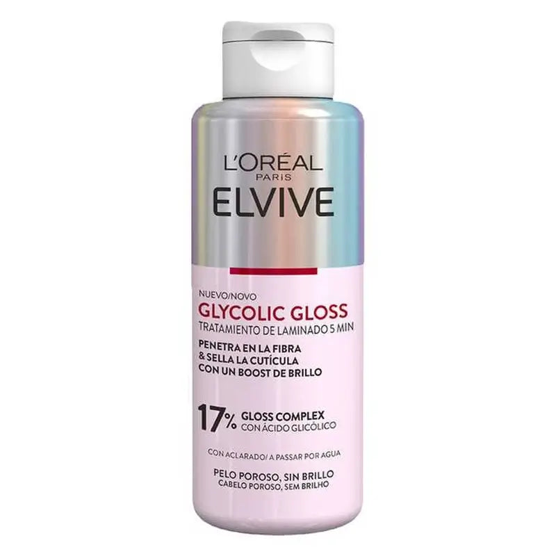 L'Oréal Paris Elvive 5 Min. Glycolic Gloss Treatment With Glycolic Acid Cheveux doux et brillants