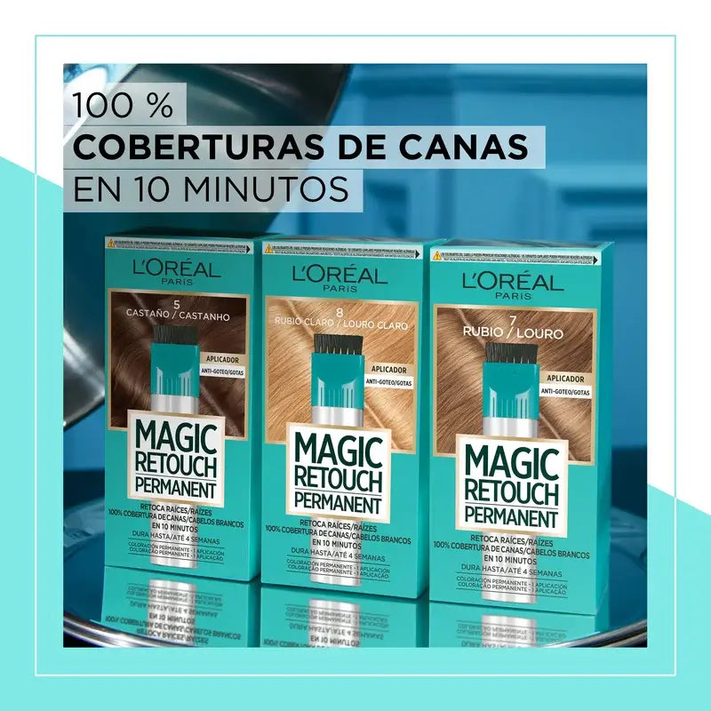 L'Oréal Paris Magic Retouch Permanent Retouche racines 5 Châtain 18 ml