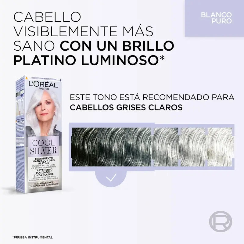 L'Oreal Paris Cool Silver 1 Blush blanc pur