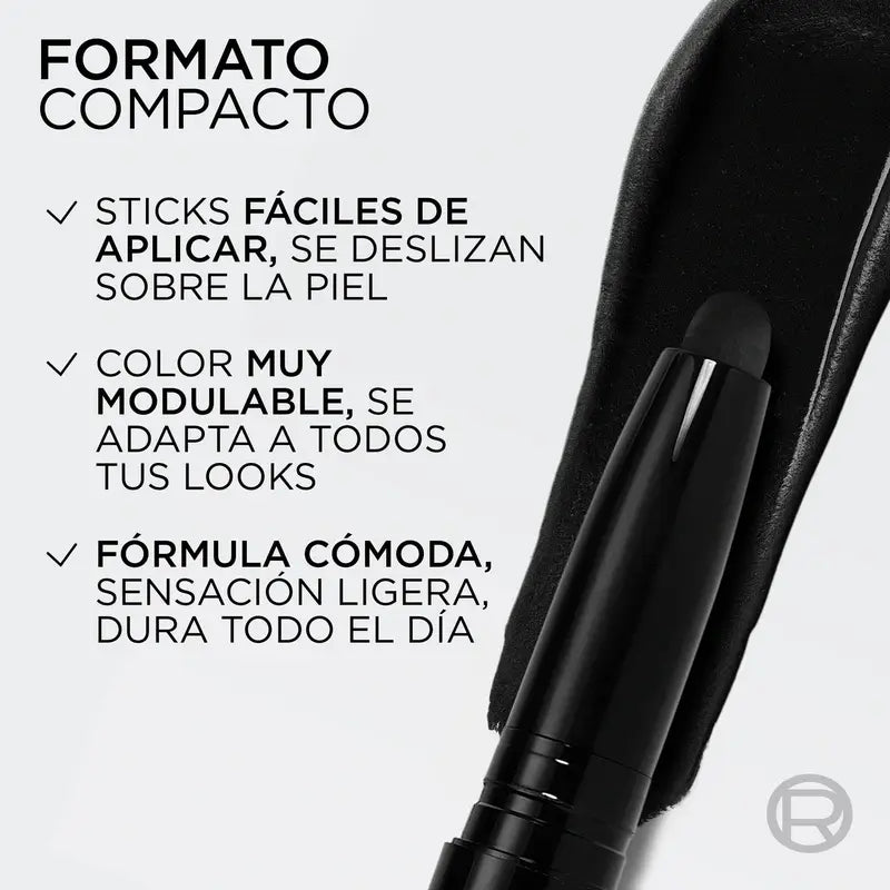 L'Oreal Paris Paradise Les Shadow Sticks Smokey Creamy Blendable Eyeshadow Midnight Noir