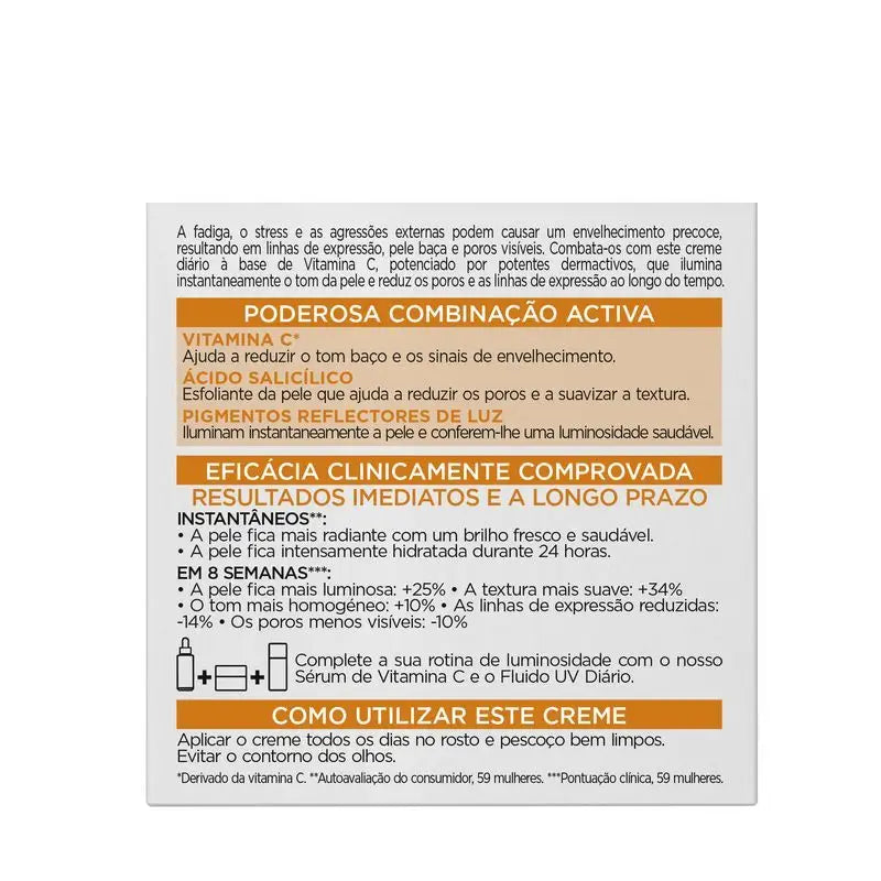 L'Oréal Paris Revitalift Vitamine C Gel Crème Eclaircissant et Réducteur de Pores