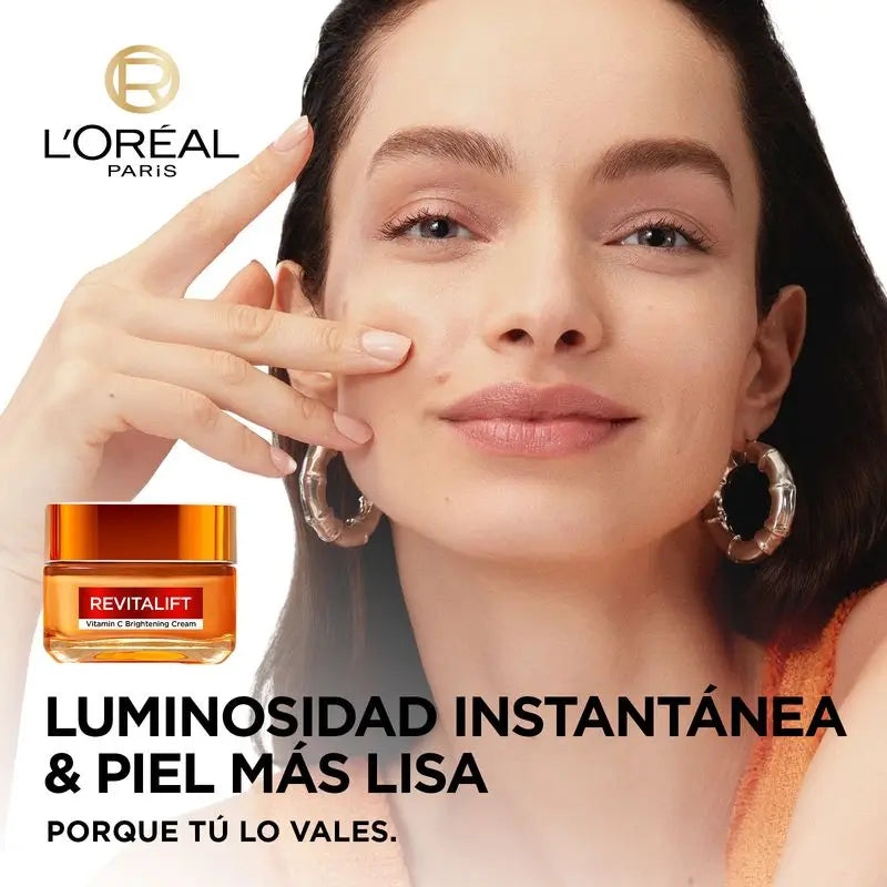 L'Oréal Paris Revitalift Vitamine C Gel Crème Eclaircissant et Réducteur de Pores