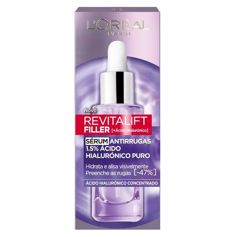 L'Oréal Paris Revitalift Filler Sérum de comblement anti-rides-1,5 % d'acide hyaluronique pur.