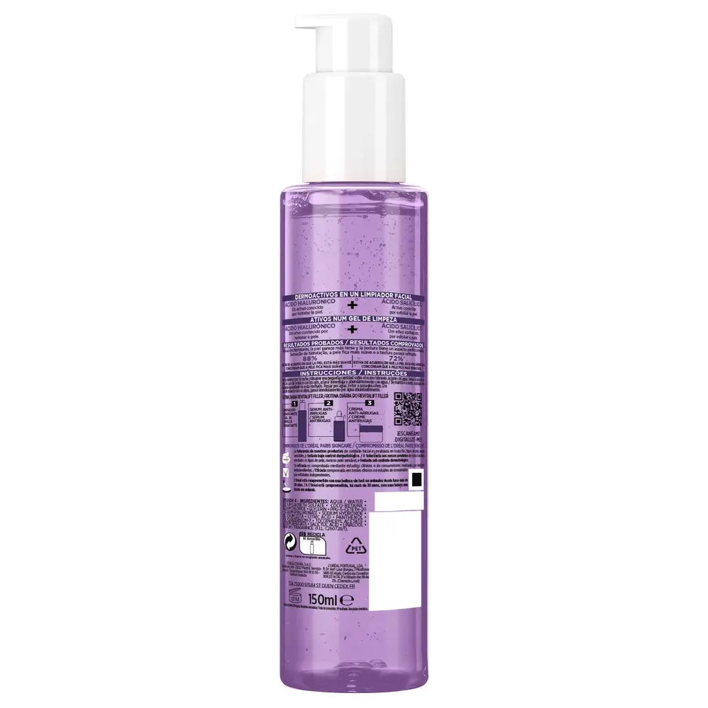 L'Oreal Paris Skincare Revitalift Facial Cleanser C/Hyaluronic , 150 ml