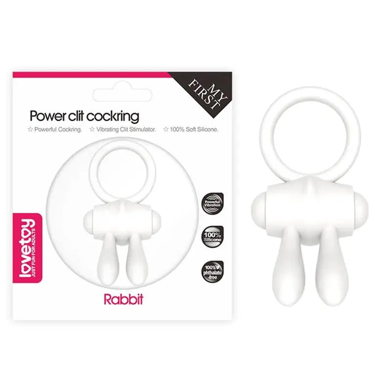 Lovetoy Anneau Vibrant Power Clit Blanc
