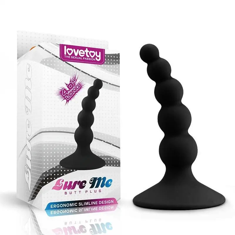 Lovetoy Plug Anal Lure Me Silicone Noir