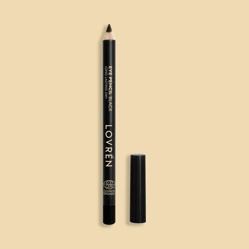 Lovrén Organic Crayon Noir pour les Yeux Longue Durée 24H, 1,1 gr