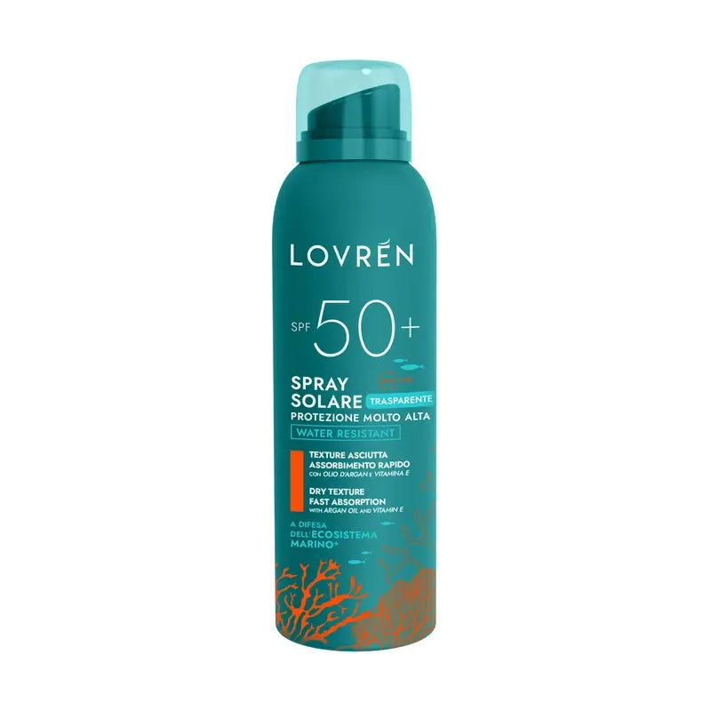 Lovrén Solaire Spray Solaire Spf50+ Très Haute Protection, 150 ml