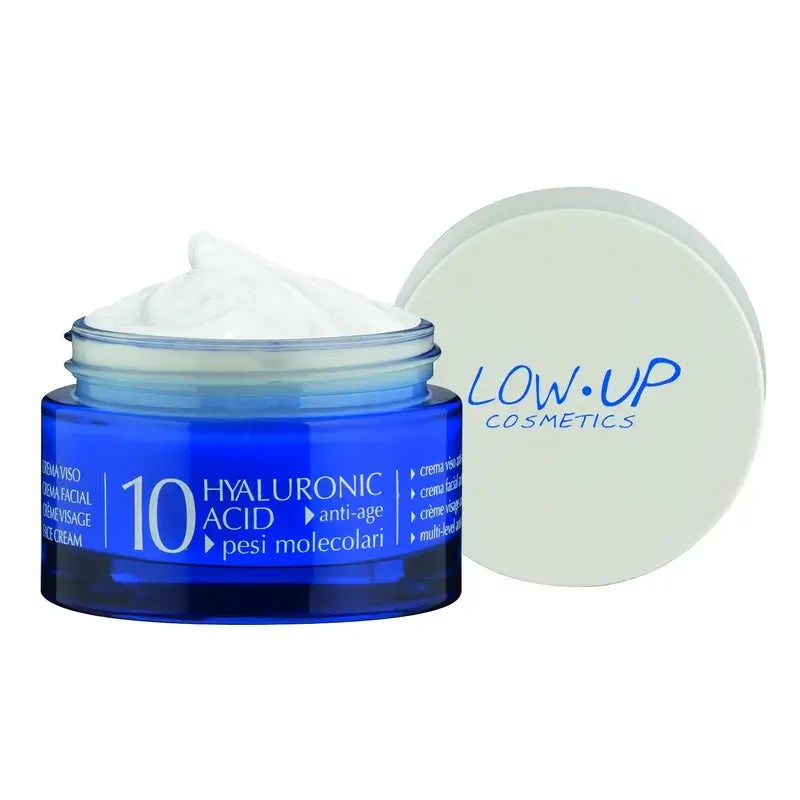 Low Up Crème visage anti-âge à l'acide hyaluronique 10 PM, 50 ml