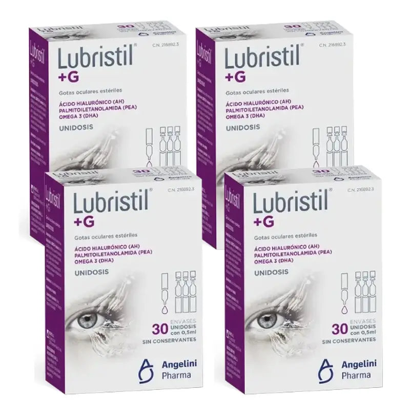 Lubristil +G , 0,5 ml x 30 dose unique, 4 unités