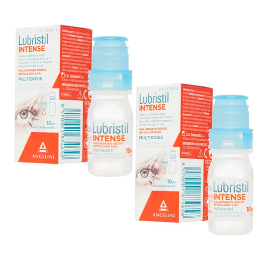 Lubristil Intense Multidose, paquet de 2 x 10 ml