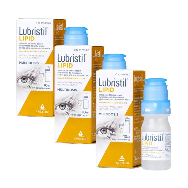 Lubristil Lipid, paquet de 3 x 10 ml