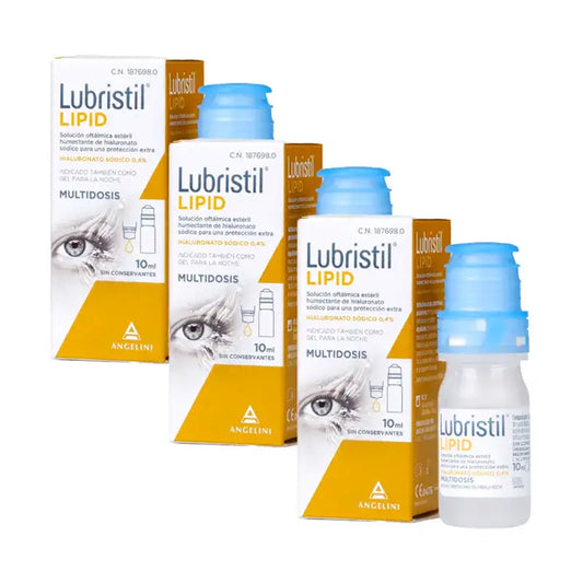 Lubristil Lipid, paquet de 3 x 10 ml