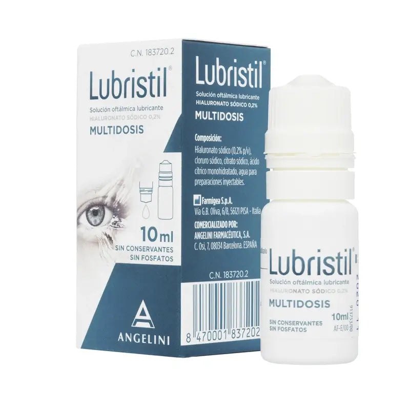Lubristil Ophthalmic Lubricating Solution Multidose 10 ml
