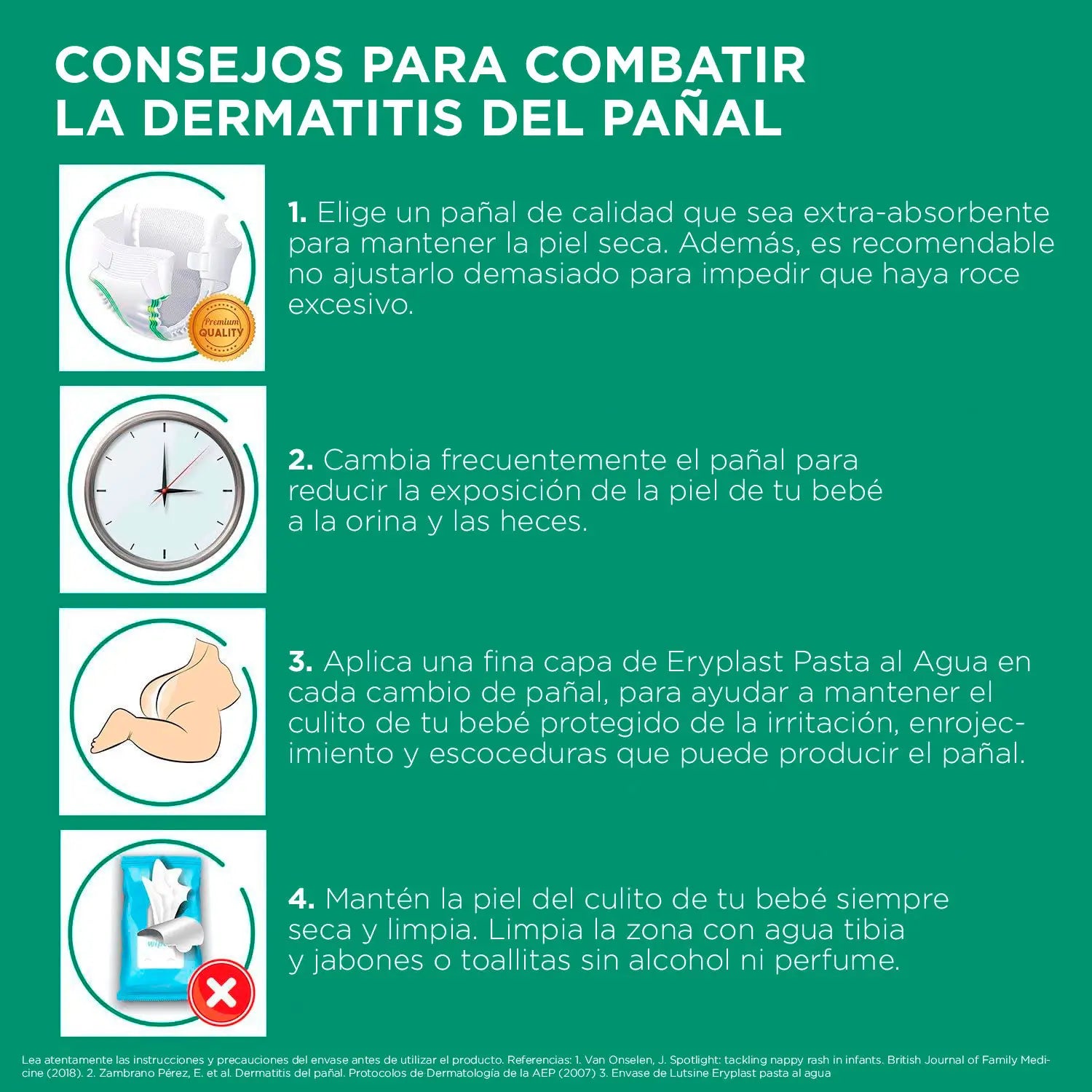 Eryplast Lutsine E45 Crème pour couches de bébé à base d'eau, paquet de 2 x 75 gr