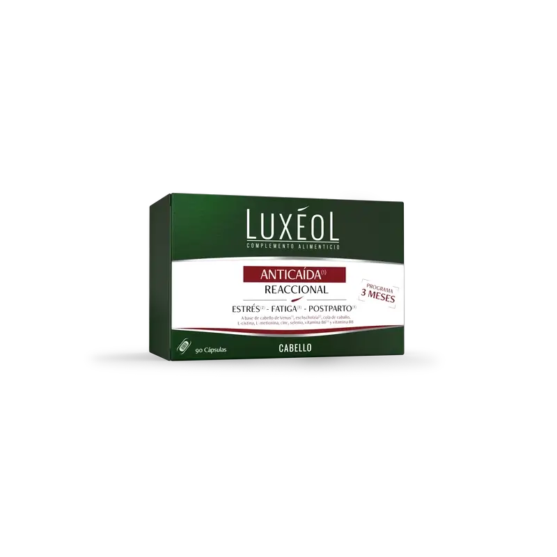 Luxeol Anticaida Reaccional 3 Mois , 90 comprimés