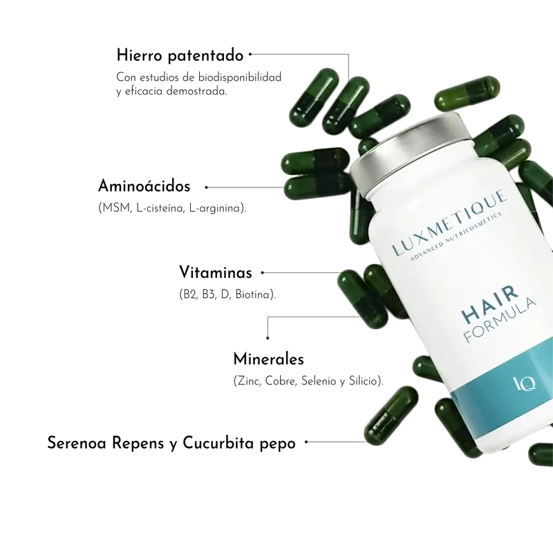 Luxmetique Hair Formula 60 gélules