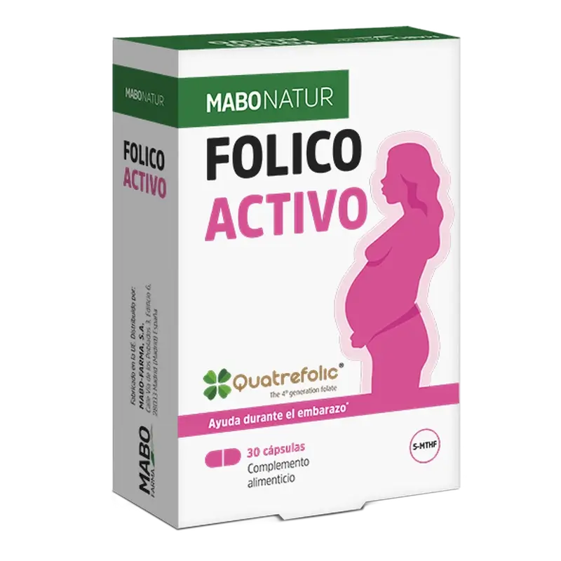 Mabonatur Folic Active, 30 gélules
