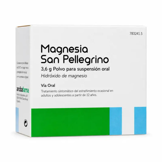 Magnesia San Pellegrino 3.6 g Poudre Suspension Orale 20 Sachets