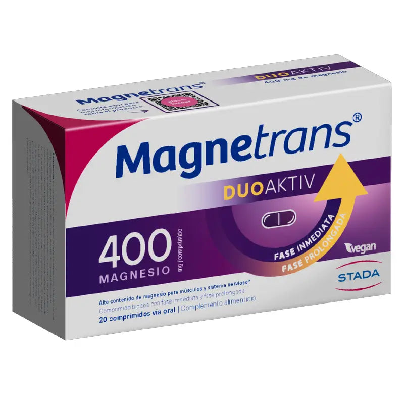 Magnetrans Magnetrans Duo Activ 400 mg de magnésium, 20 gélules