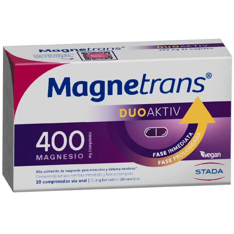 Magnetrans Magnetrans Duo Activ 400 mg de magnésium, 20 gélules