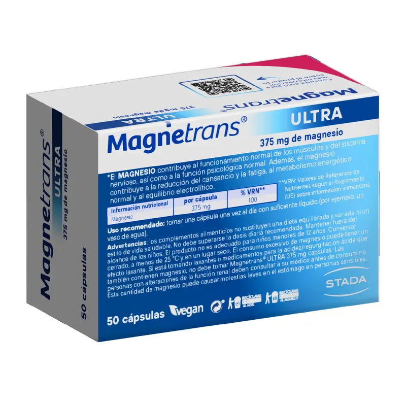 Magnetrans Magnetrans Ultra 375 mg de magnésium, 50 gélules