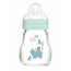 Mam Baby Biberon Crystal Feel Good Bleu mat, 170Ml