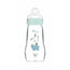 Mam Baby Biberon Crystal Feel Good Bleu mat, 260Ml