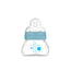 Mam Baby Biberon Crystal Feel Good Bleu mat, 90Ml