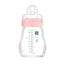 Biberon Mam Baby Crystal Feel Good Matt Pink, 170 ml