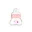 Mam Baby Feel Good Bouteille en verre rose mat, 90 ml