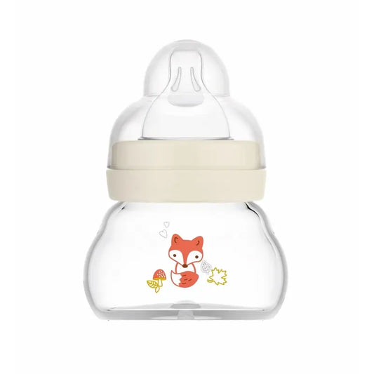 Mam Baby Biberon Crystal Feel Good Neutral Pink, 90 ml