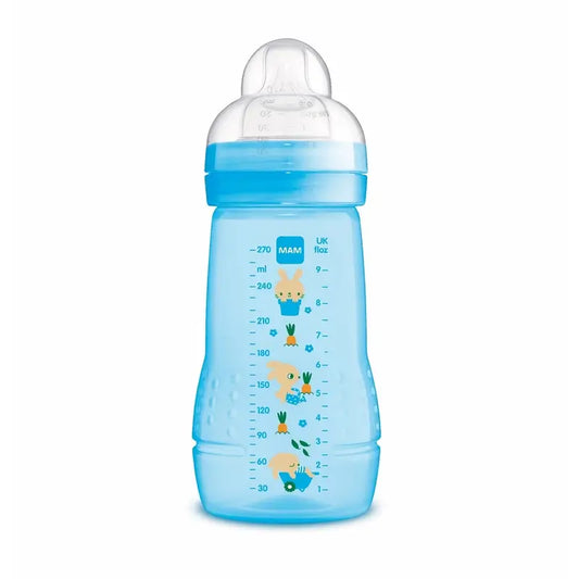 Mam Baby Easy Active Biberon bleu vif, 270 ml