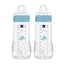 Mam Baby Baby Easy Active Bottle Bright Blue, 2X330Ml