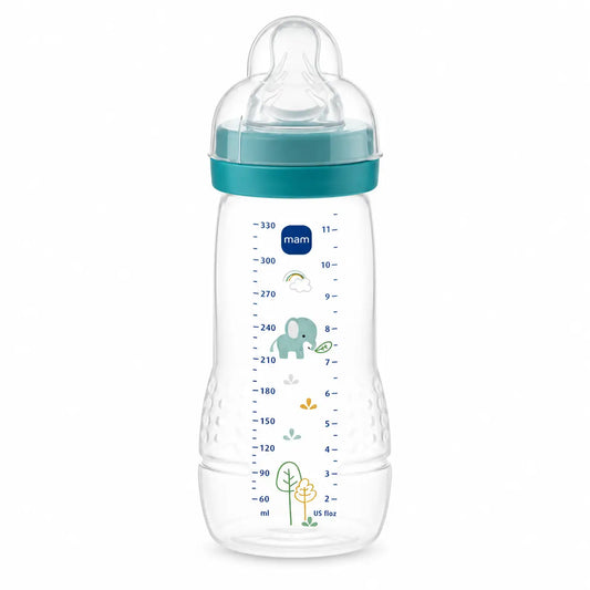 Mam Baby Easy Active Biberon bleu vif, 330 ml